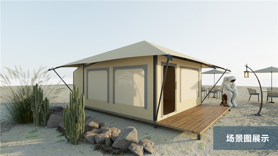 隐于林间的移动行宫｜鄂州星空酒店帐篷重塑荒野栖居美学